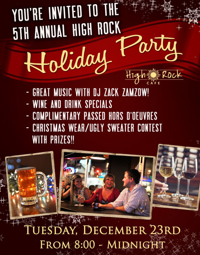 High Rock Holiday Party - High Rock Cafe High Rock Cafe